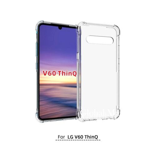 New LG V60 ThinQ G8S G9 4 Corner Airbag Shockproof Full Cover Transparent Phone Case