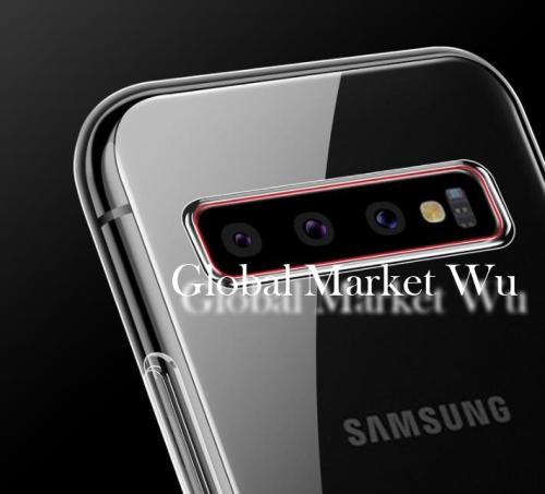 Samsung S21Ultra S10+ Transparent Phone Case Soft Silicone Shockproof Cover