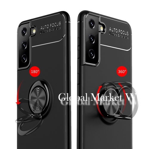 Samsung S21 FE NOTE20 Frosted Ring Stand Magnetic suction Car Phone Case Drop proof Shockproof