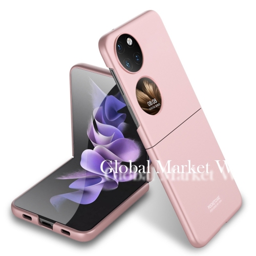 Huawei P50pocket ultra Thin Phone Case Flip Cover Fashion oil Coat Anti Fingerprint