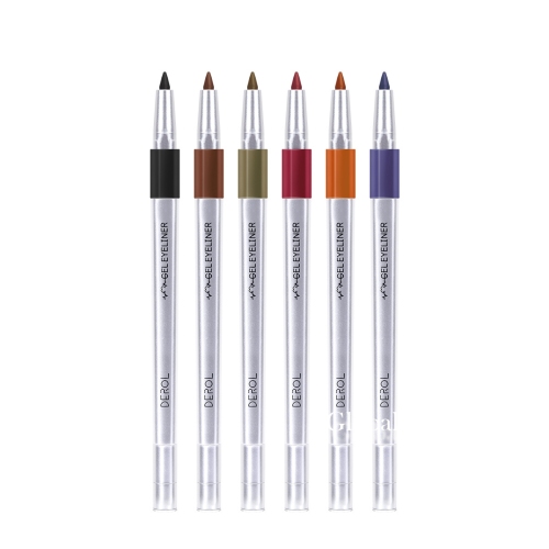 Eyeliner Pencil With Sharpener Waterproof Long Lasting Eye Liners For Women Retractable Eye Makeup Pen Matte Eyeliners Gift