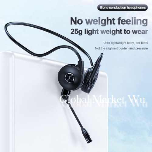 Bone conduction Bluetooth Headphone True Stereo Sport Running Wear Headset