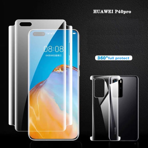Fingerprint Unlock Curved film Screen Protection Quantum Nano Resilience Fade Scratch Film for Huawei