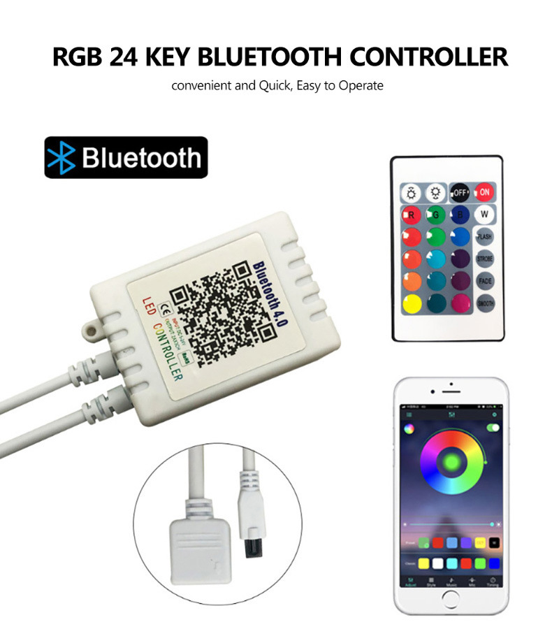 LED lights with 5050RGB 30 lights Smart APP Bluetooth music soft light bar