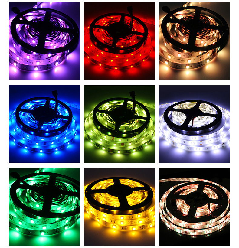 LED flexible light bar 5050RGB intelligent voice control colorful music melody 60 light set