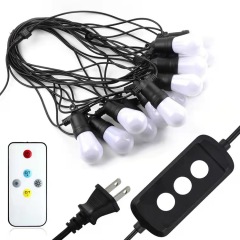 New LED graffiti warm light outdoor holiday Christmas lamp string with intelligent adjustable color