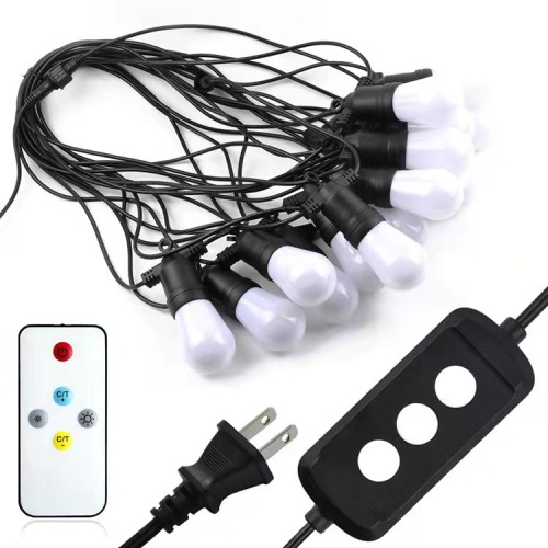 New LED graffiti warm light outdoor holiday Christmas lamp string with intelligent adjustable color