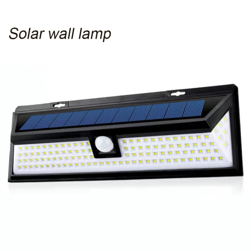 118 LED solar energy outdoor garden waterproof induction wall lamp
