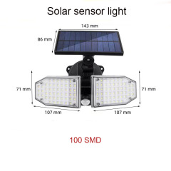 Split induction solar wall lamp outdoor waterproof home garage street lamp