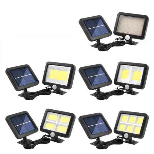 Split type human inductive solar wall lamp LED outdoor courtyard waterproof road lighting