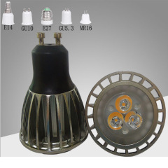 Hight Brightness High CRI LED MR16 Spotlight 3W 5W 7W 85-265V COB Aluminium body