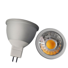 Dimmable COB LED MR16 bulb 3W 5W 7W no glare 85V-265V/12V Size 50×57MM for hotel and living room