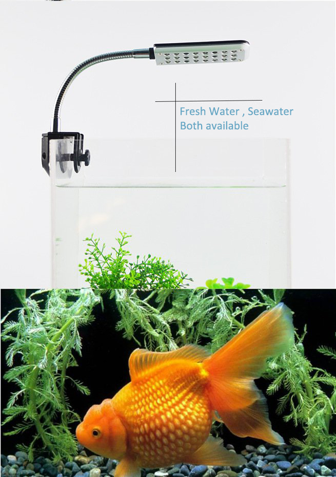 LED Aquarium Light 220V/110V 3W Size 19CM×4.2CM×1.2 CM suitable for tank size 30-40CM
