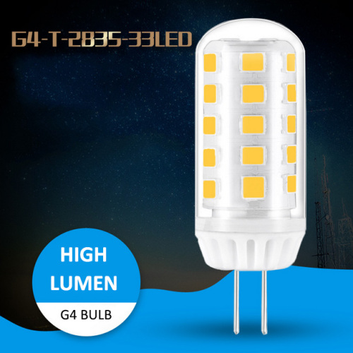 Water Proof G4 led bulb 2.5W12V 250Lm Size 16mm×44.5 MM more energy saving