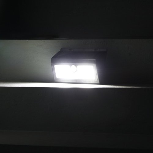 Solar Veranda wall light 3M detction distance light sensor+humman being sensor