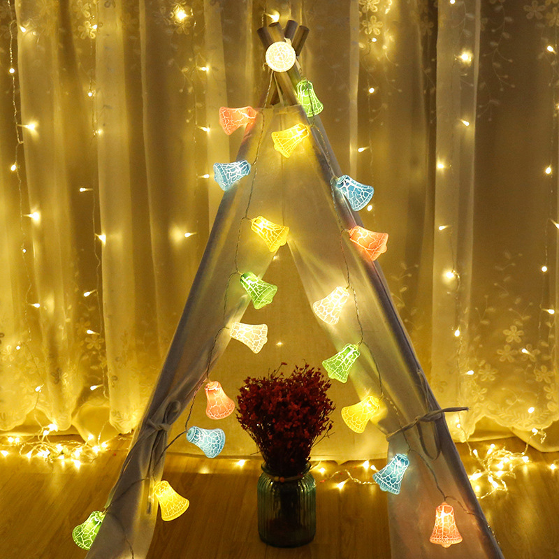 Christmas LED Crack Star Colorful String Lights