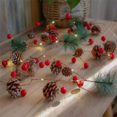 Christmas LED Pine Needle Copper Wire string Light