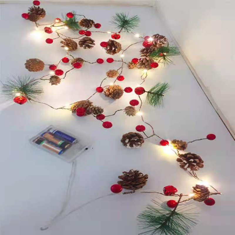 Christmas LED Pine Needle Copper Wire string Light
