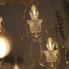 New LED Skeleton Man Battery Box Light String Decoration Lantern for Halloween Party