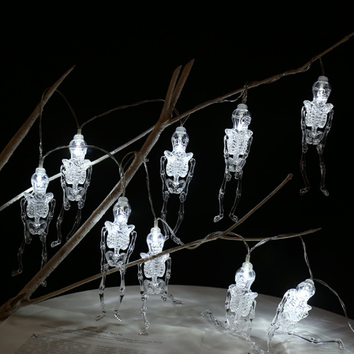 New LED Skeleton Man Battery Box Light String Decoration Lantern for Halloween Party