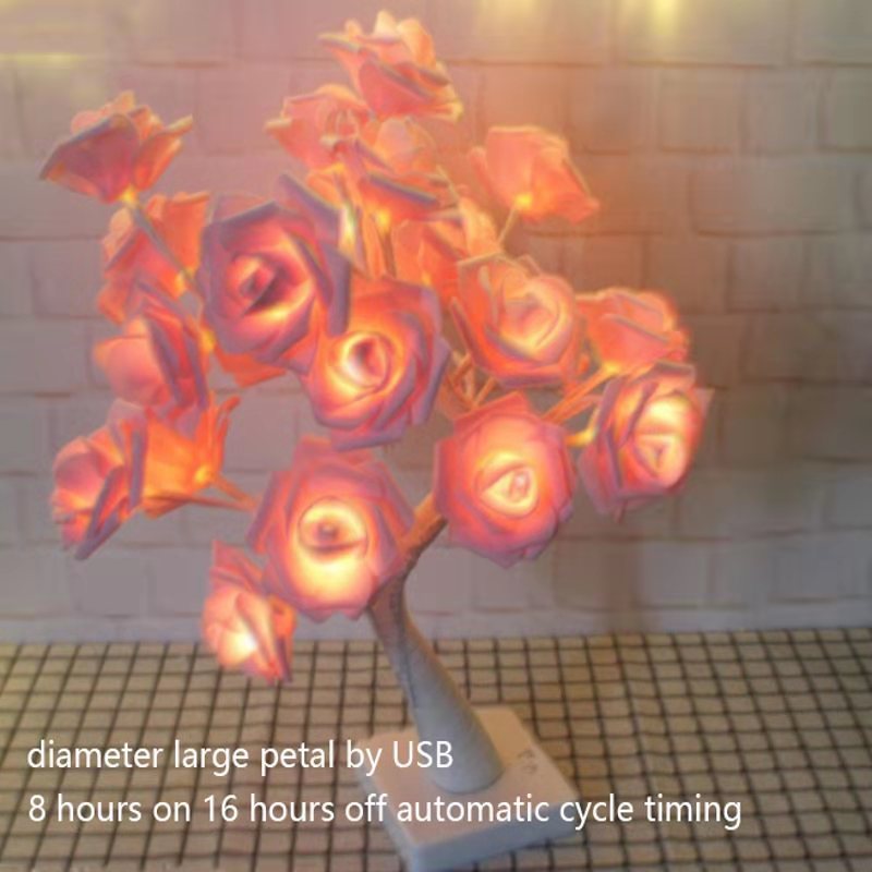 LED Rose Tree Light Valentine's Day Decoration Home Lamp