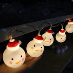 Snow Man Christmas LED string Light battery drive