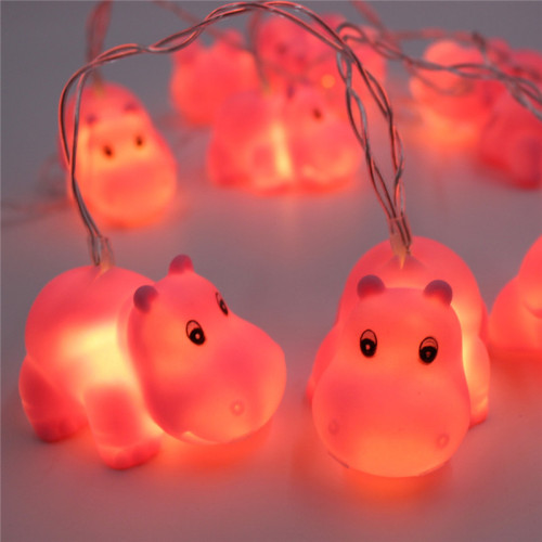INS New Korean Chic Style LED Enamel Animal Decorative Battery Lamp String Unicorn Starfish Cartoon Small Night Light