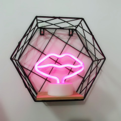 Neon Cartoon Modeling Lamp with USB Connector and Base