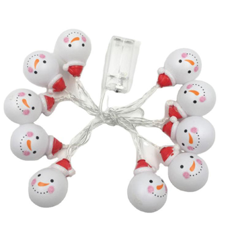 Snow Man Christmas LED string Light battery drive