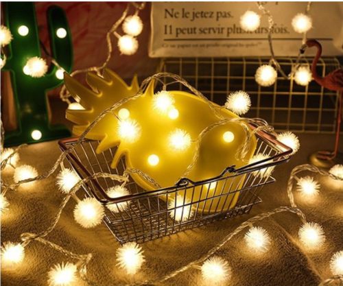 Holiday Lighting Fairy Lights Outdoor Solar Dandelion String Lights For Home Wedding Decoration Christmas Black White Valentine