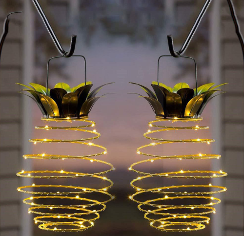 Outdoor Solar Pineapple LED lights