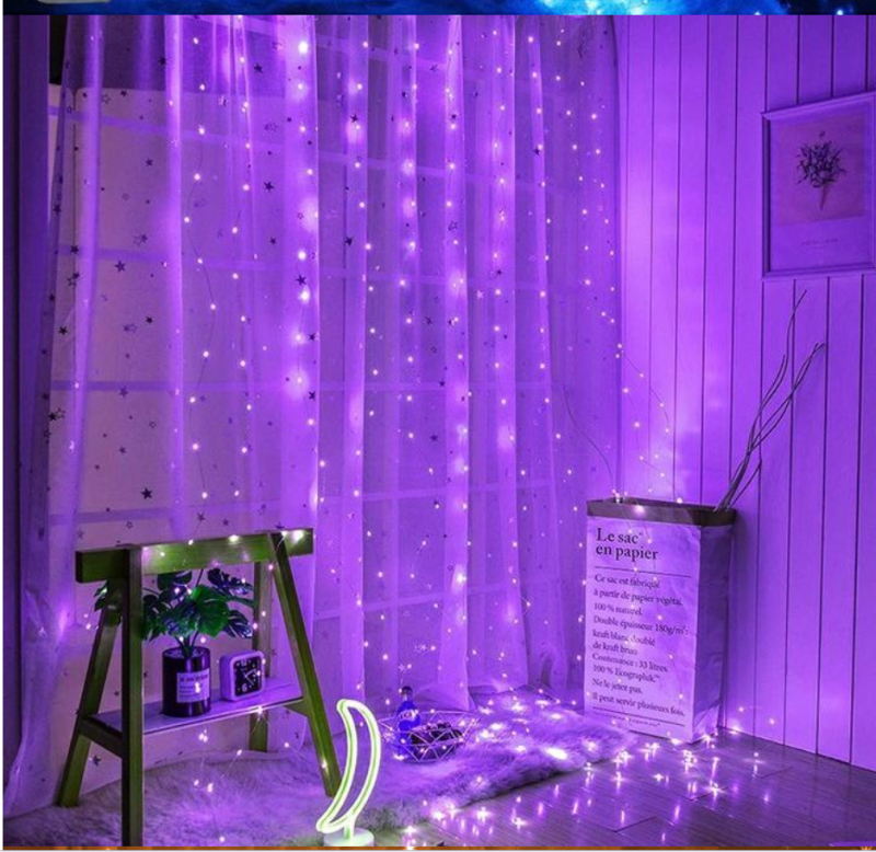 ed curtain string light fairy string curtain hanging lights with remote