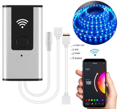 2.4G Tuya Smart Life LED Strip Light Controller Wifi Remote Control DC5V-24V RGBW/RGBCCT Single Color Led Light for Alexa Google