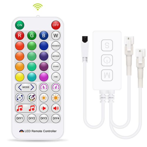 SP511E SP611E Music Alexa WS2811 WS2812B Controller LED Addressable RGB Strip Single/Dual Output Alexa Smart Speaker APP Control