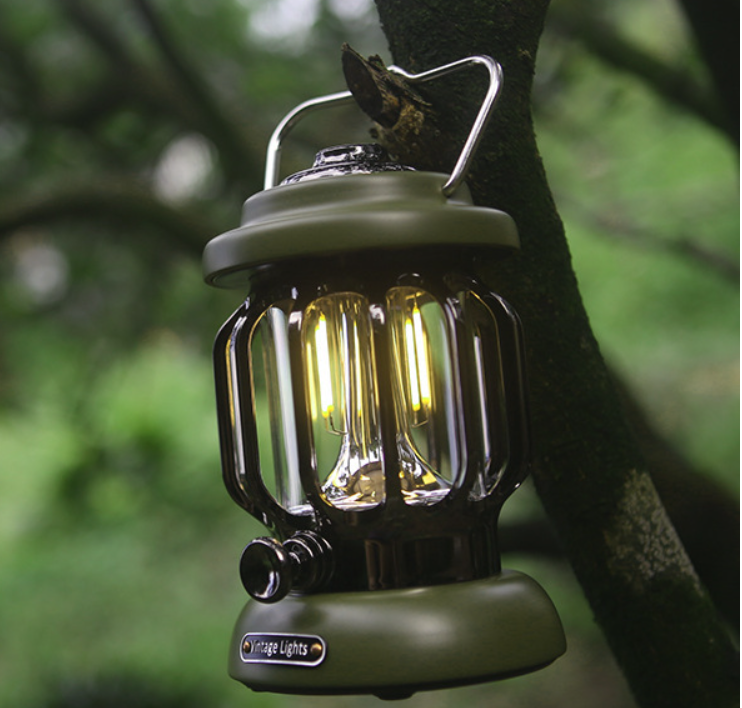 Retro outdoor LED Camping light . LED
