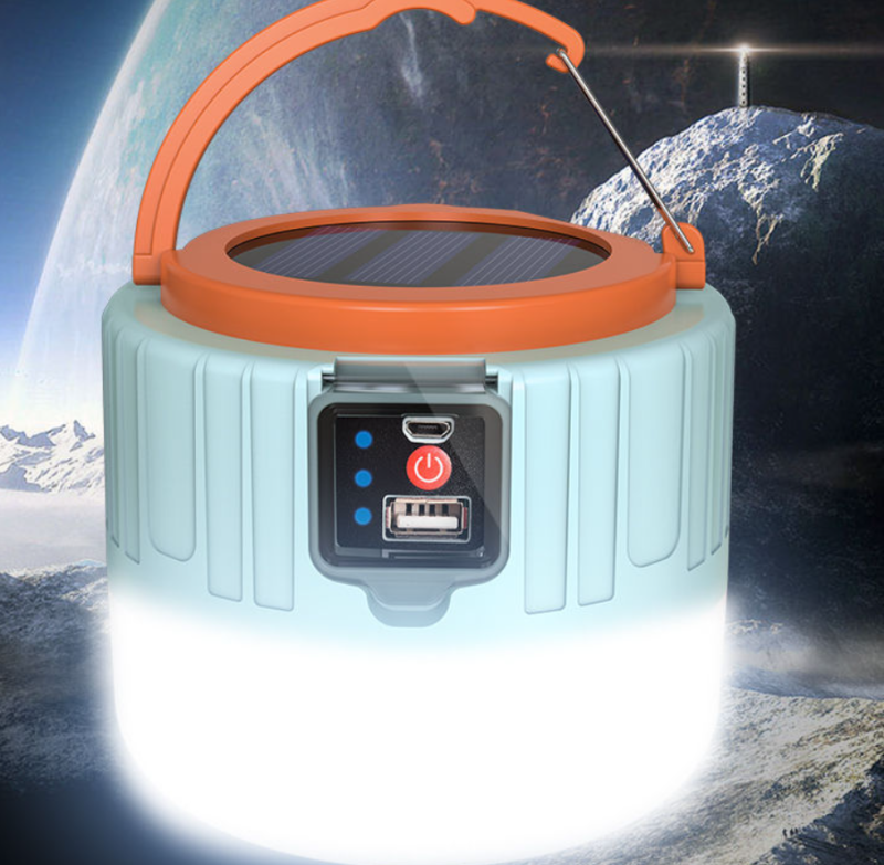 Multifunctional outdoor solar LED emergency light