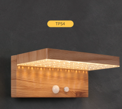 Wood Vila Solar LED Wall Light