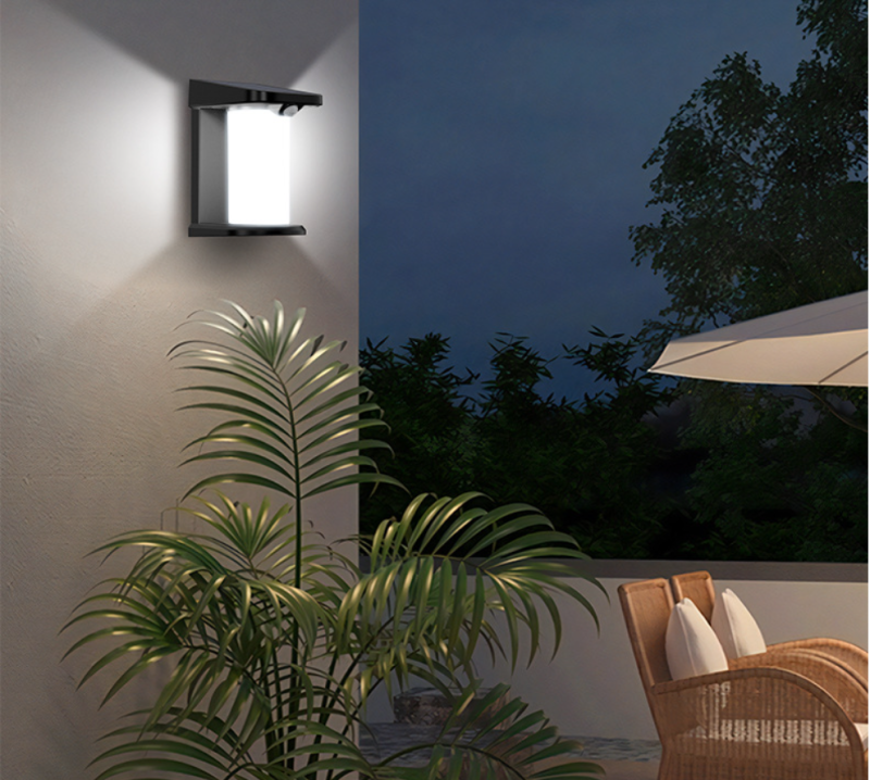 2W Solar Motion Wall Light 3.7V