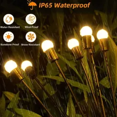 LED Solar Firefly Lights Outdoor Waterproof Solar Lawn Lamps Landscape Lights For Courtyard Garden DecorationChristmas Atmosphe LED Solar Firefly Lights Outdoor Waterproof Solar Lawn Lamps Landscape Lights For Courtyard Garden DecorationChristmas Atmos