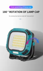 Portable LED Spotlight Lantern Strong Light Flashlight Outdoor Camping Fishing Emergency Rechargeable Magnetic Work Lamp W892