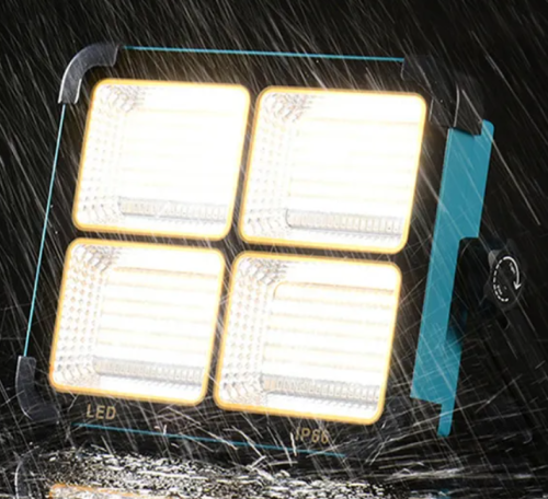 Superbright 1000watt Portable Camping Tent Lamp USB Rechargeable LED Solar Flood Light Outdoor waterproof Work Repair Lighting