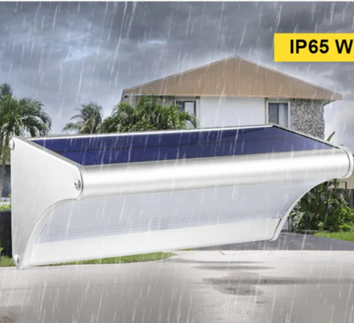 Outdoor Solar 60/48/24Led Lamp Waterproof Motion Sensor Solar Wall Lights Aluminum Alloy Home Security Solar Flood Light 6000mAh