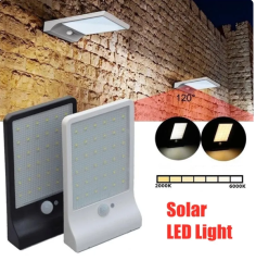 48/36LED--With/Without Rod Solar Power Motion Sensor Garden Security Lamp Outdoor Waterproof Light Garden Wall Lamp Solar Lights