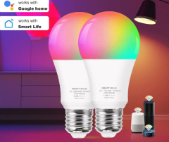 Tuya Wifi/Bluetooth Smart Bulb Alexa Led Lamp E27 RGB Smart Light Bulbs 110V 220V Smart Lamps For Google Assisatnt Smart Life