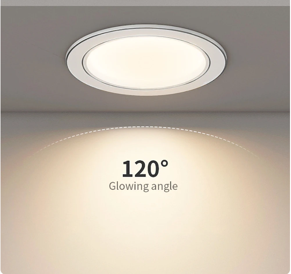 LED Downlight 5W 9W 12W 15W Recessed Ceiling Lamp Round LED Panel Down Lights Spotlight For Living Room Lighting