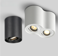 Single/Double Head 5W 7W 10W 14W Spot Light GU10 Led Downlight Ceiling Lamp For Corridor Living Room Bedroom Lighting