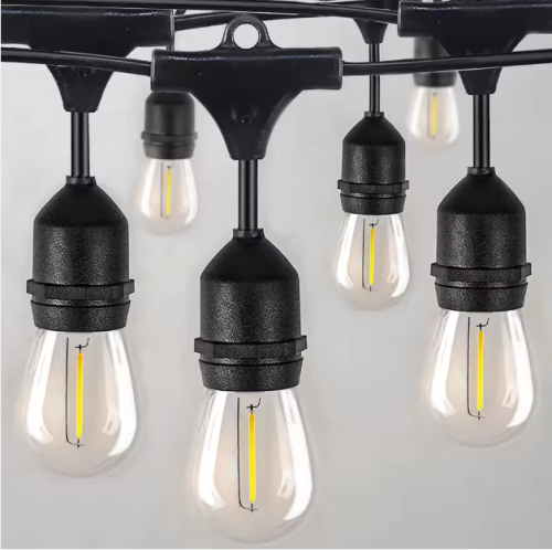 IP65 15M Commercial S14 LED String Light Garlands Christmas Lights Led Lights String Connectable Wedding