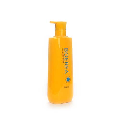 750ml 25oz Orange PET Plastic Pump Bottles for Shower Gel &amp; Shampoo &amp; Conditioner Packaging