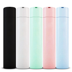 10oz White HDPE Plastic Cylinder Bottle