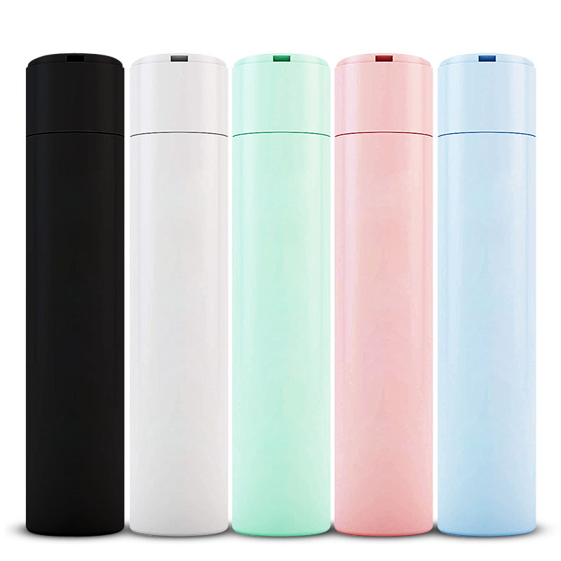10oz White HDPE Plastic Cylinder Bottle